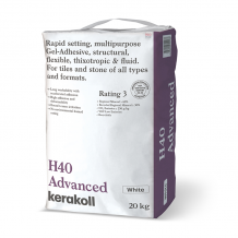 Kerakoll H40 Advanced Adhesive Rapid Set S1 20kg White